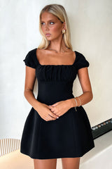 Arlette Mini Dress - Black