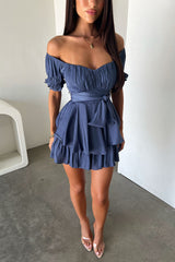 Ciera Playsuit - Navy