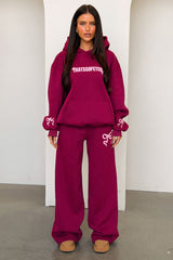 Sadie Bow Hoodie - Maroon