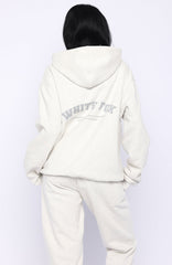 It's Your Chance Oversized Hoodie Grey Marle
