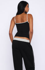 Pure Attraction Singlet Top Black