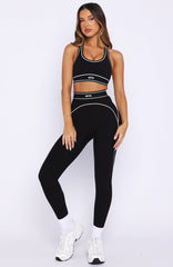 Precision Leggings Black/White
