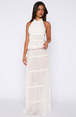 Wildflower Days Maxi Skirt Vanilla Bean