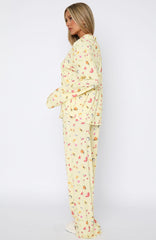 Pillow Talk Printed Long Sleeve Pyjama Set Fruit Salad