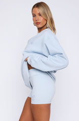 Love You Forever Bike Shorts Baby Blue