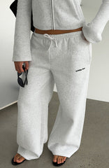 Not Changing Wide Leg Sweatpants Grey Marle