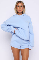 Bridal Party Oversized Hoodie Light Blue