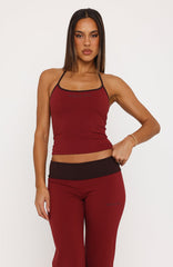 Glow Game Halter Top Red