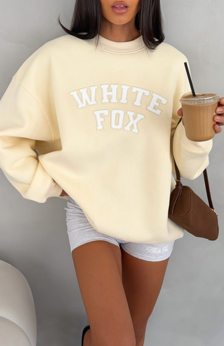 Major Upgrade Oversized Drop Shoulder Sweater Butter