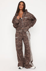 Release 15 Asalia Wide Leg Sweatpants Animal Print