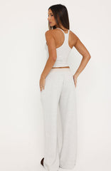 Snooze Mode Pyjama Pants Light Grey Marle