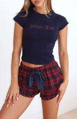 That Time Of The Year Pyjama Shorts Red/Navy